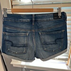 AE hi-rise shortie shorts